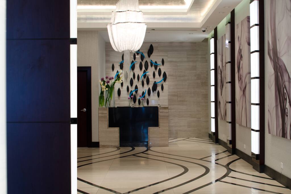 Hotel Lobby, reception desk