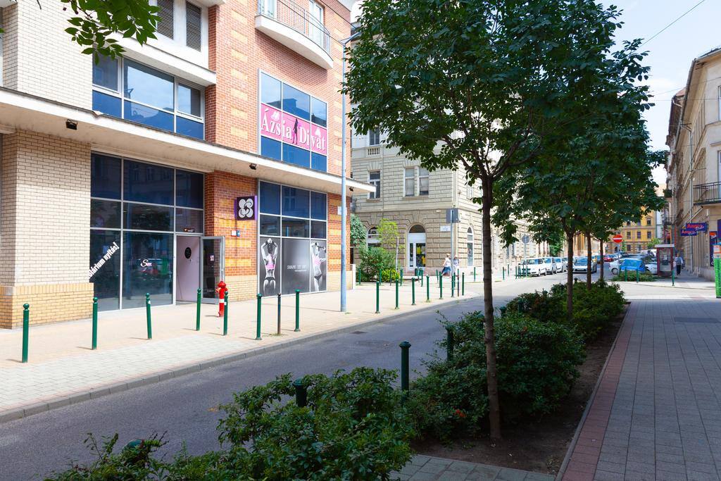 Street look from building entrance