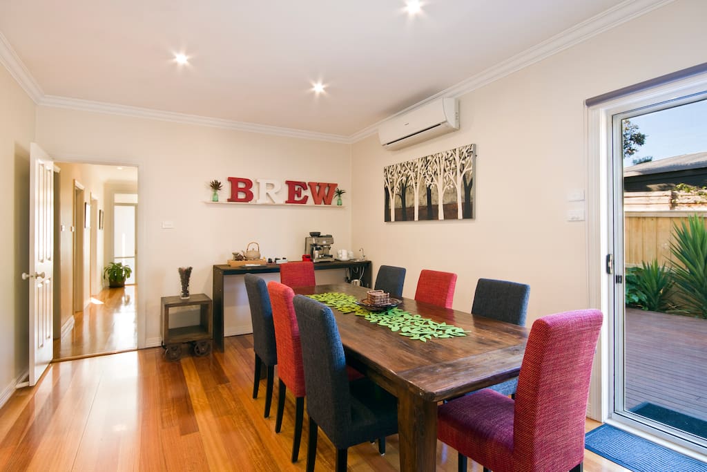 dining room and brew bar
