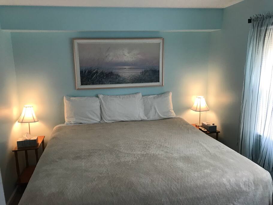 Second bedroom includes a king bed