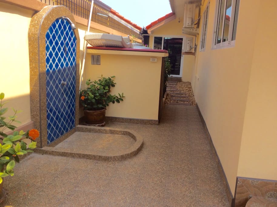 Outside Shower Area