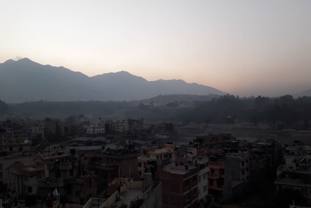 During the sunset