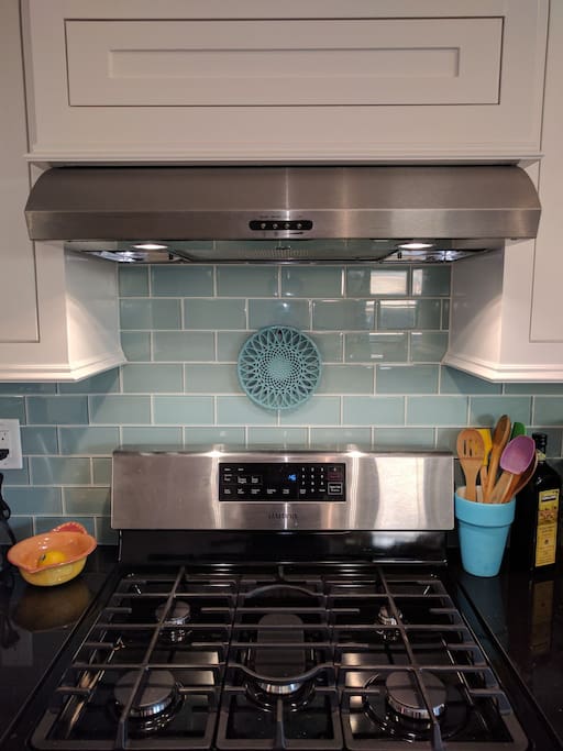 New gas stove