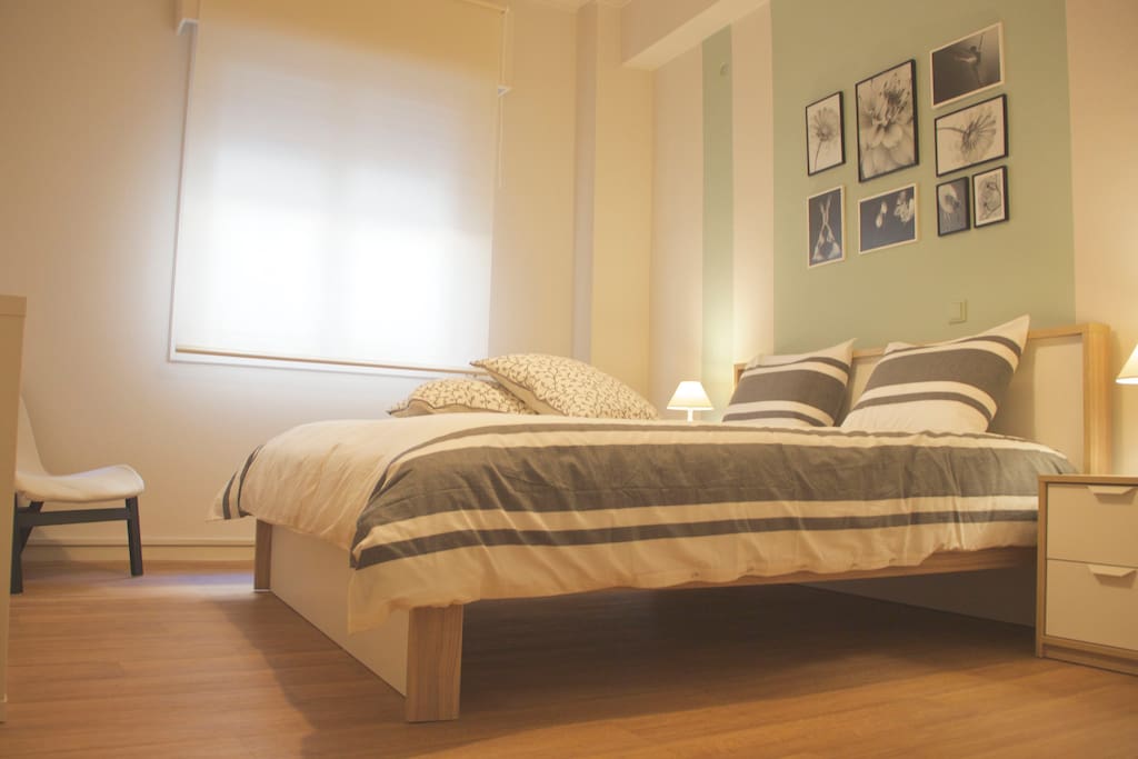 First bedroom with double bed