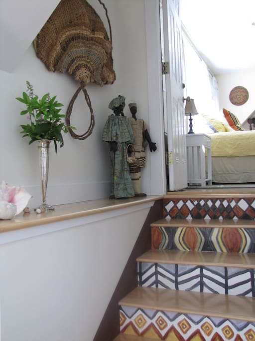 Entrance to the Jasmine apartment.