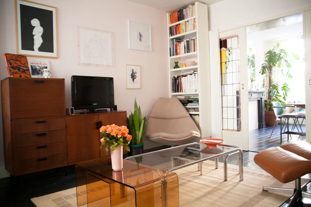 Livingroom decorated with design furniture