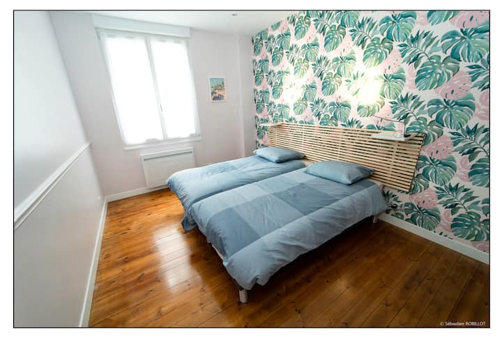 Nice room. A well-deserved rest after a beautiful  day! 