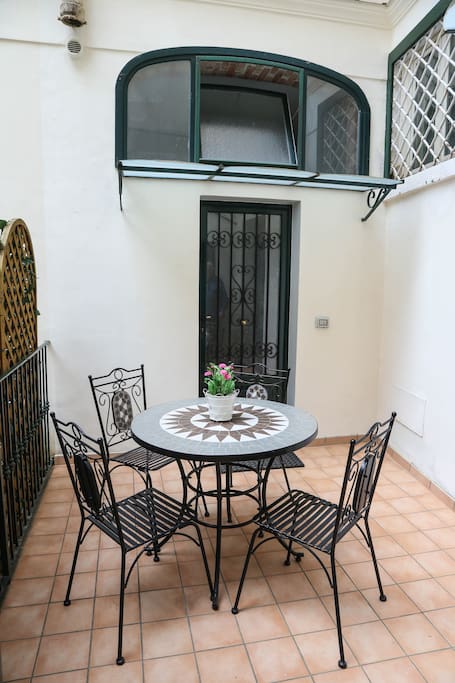Shared entrance terrace