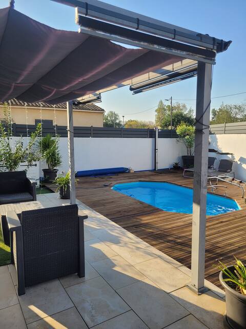 Friendly villa with private pool