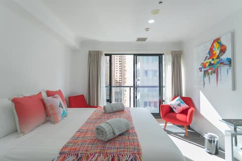 Central,  incl  B'fast, pool, gym, very central