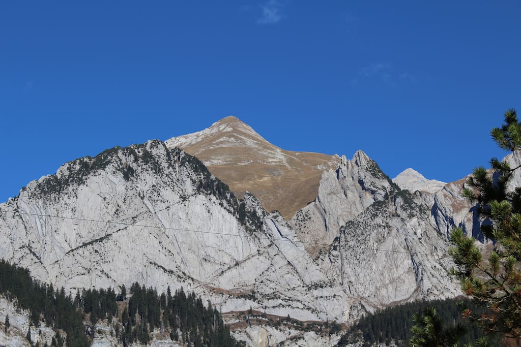 Behind the Chalet...