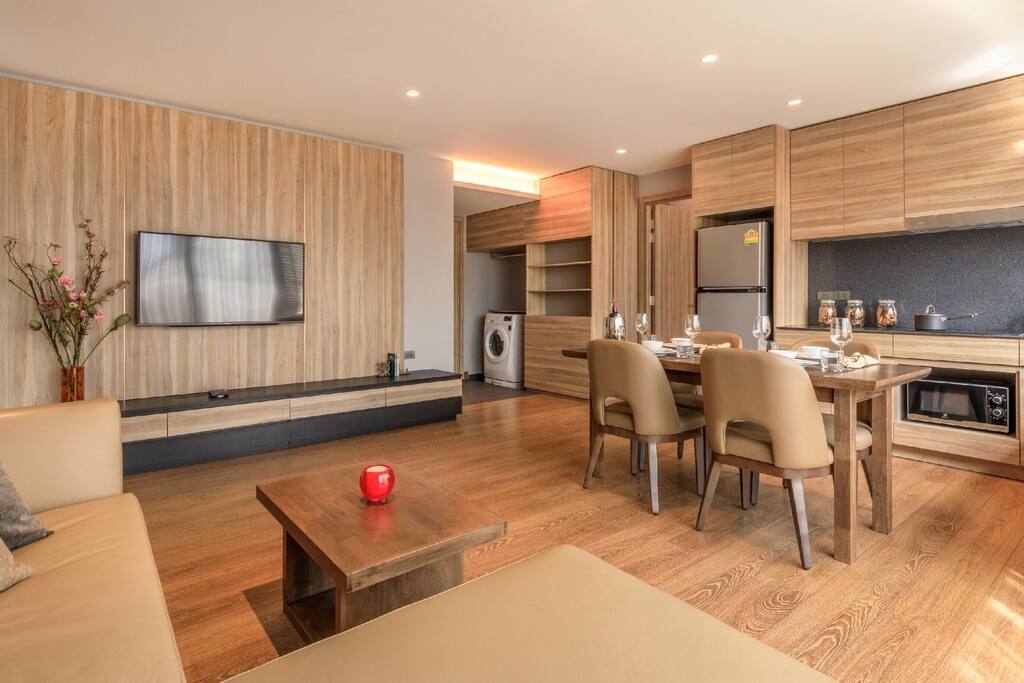 Living area / Kitchen