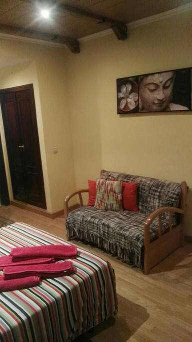 Salon y dormitorio