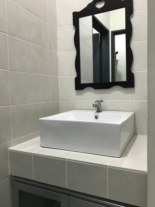 Hand wash section