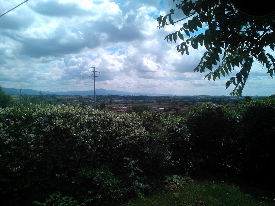 Panorama e vista dalla casa