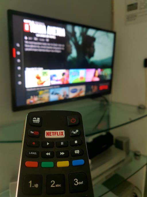 Smart TV with NETFLIX and YOUTUBE