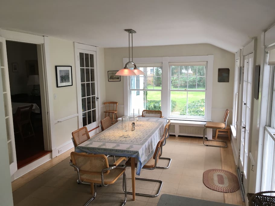 The dining room