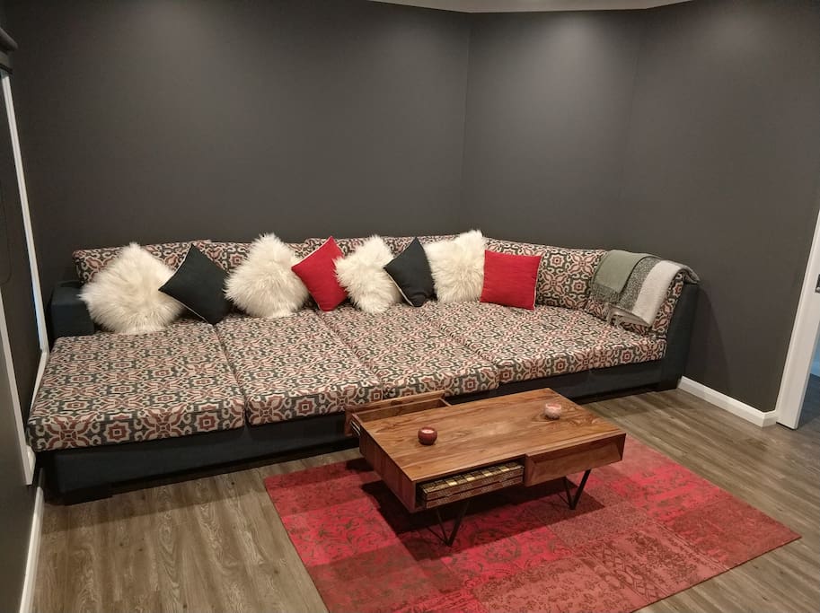 Possibly the best TV watching sofa in the world.