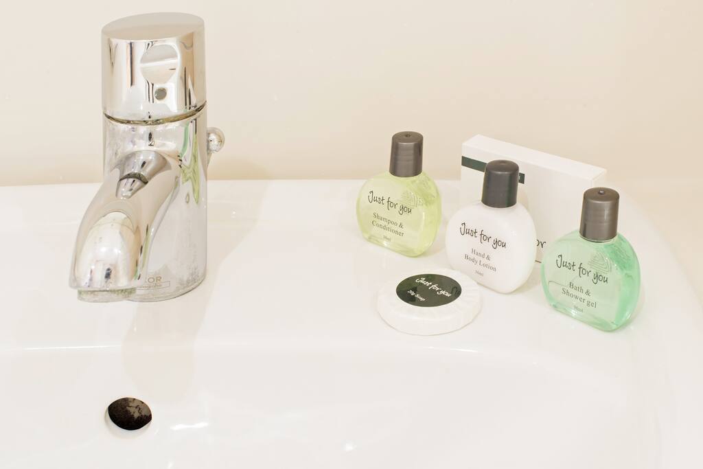 Complimentary welcome amenities kit