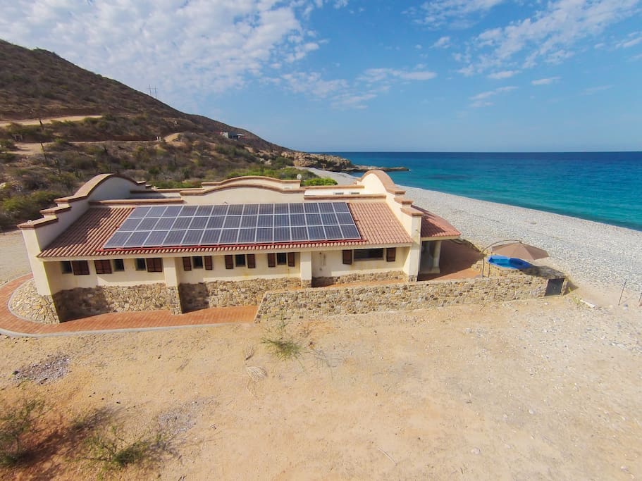 View from the South and 10KW Solar System