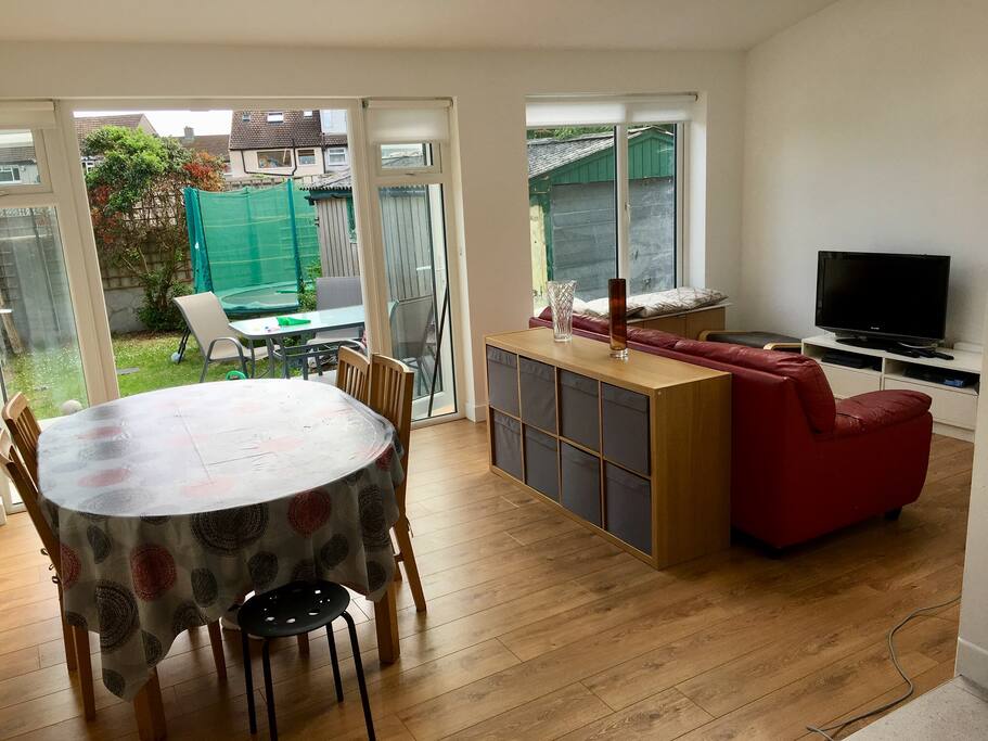 Open plan living space