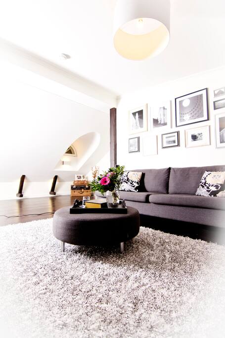 Livingroom / TV-lounge with two sofa beds