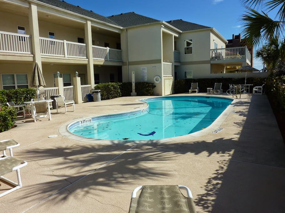 Good size pool shared with only 12 units
