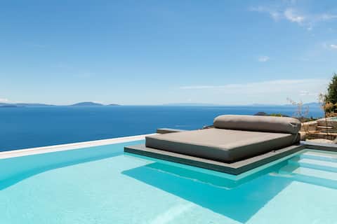 Olon Villa with Private Pool & Panoramic Sea view