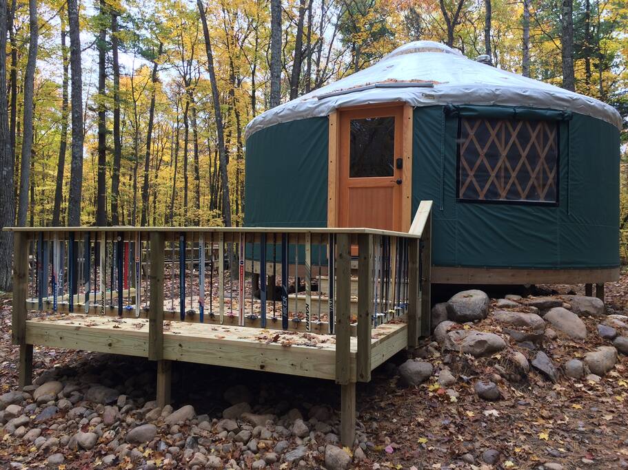 Cable Rustic Yurt Yurts for Rent in Cable, Wisconsin, United States