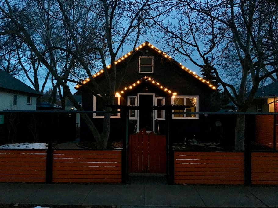 Cozy home on Kelowna's Best Block (officially rated by the city in 2013). Yep, Christmas lights year round sounded like a good idea.