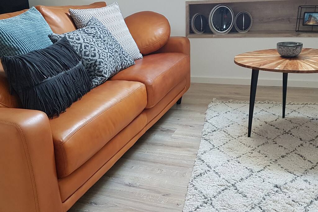 Die urgemütliche Ledercouch....