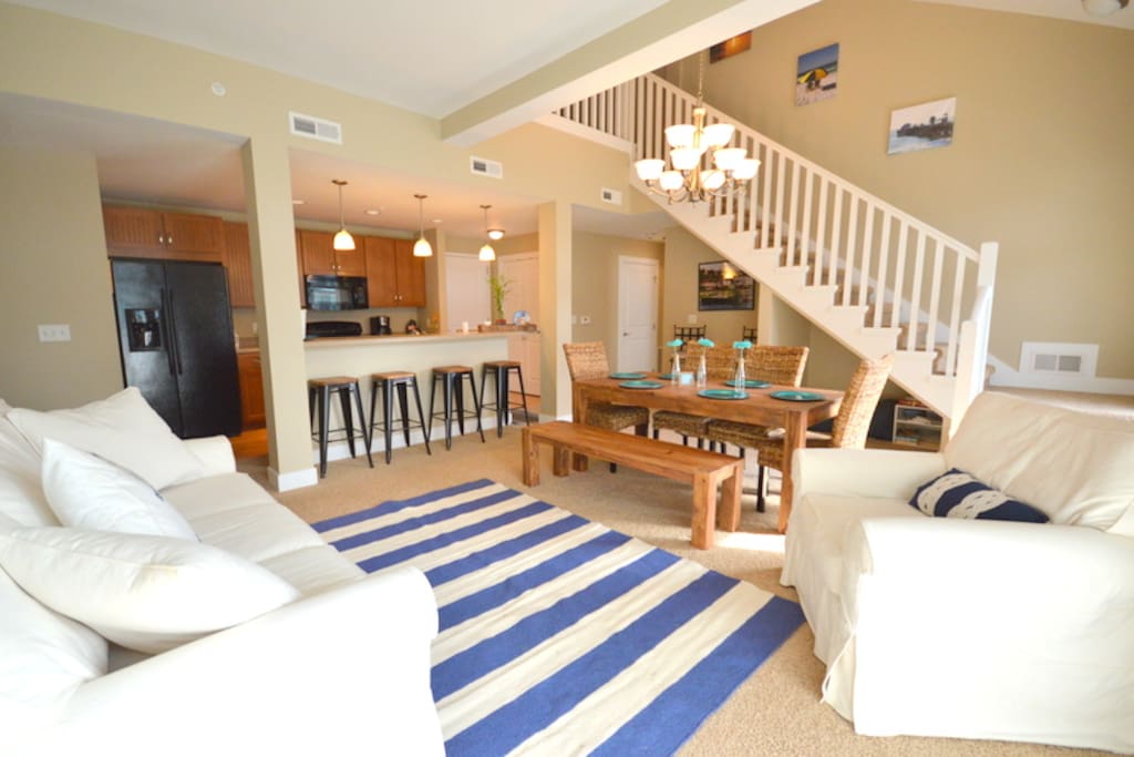 Open concept living area