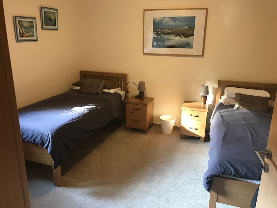Two single beds