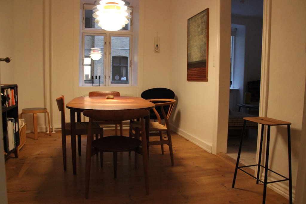 The dining room.