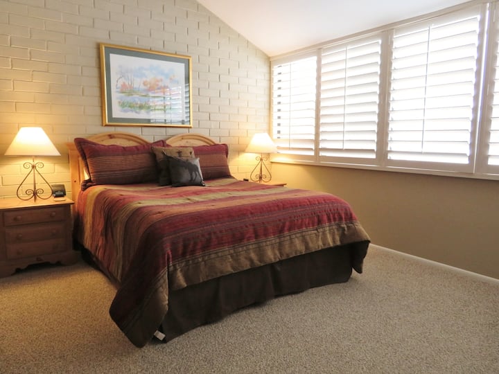 King Bedroom 2nd Floor - Shared bath w/ walk-in shower