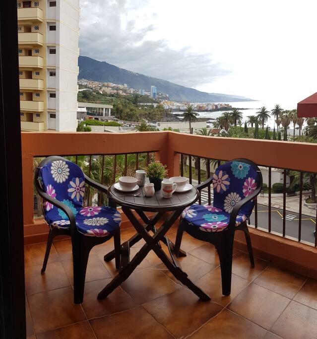 terreaza con vista al mar