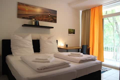 Leistungsstarkes Airbnb: Feel-good apartment with pool & sauna in Zempin