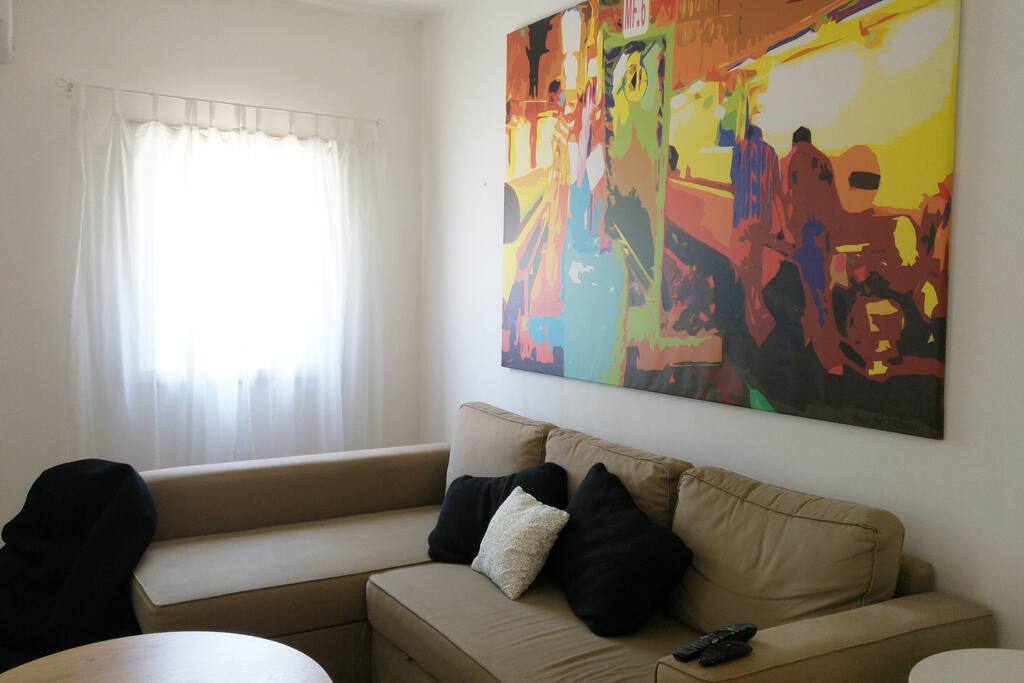 Opened Sofa to queen size