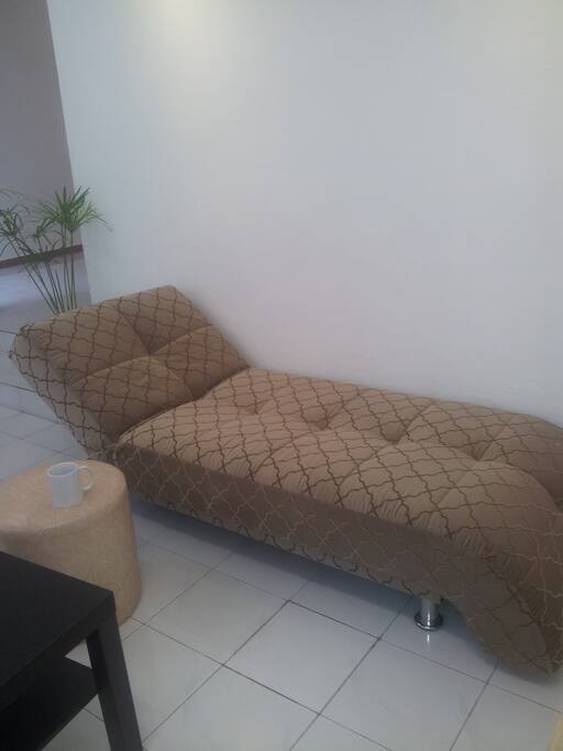 sofa bed in living room
