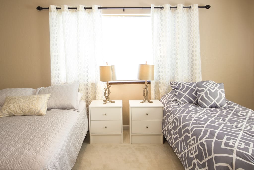 Peaceful Shot of the Master Bedroom