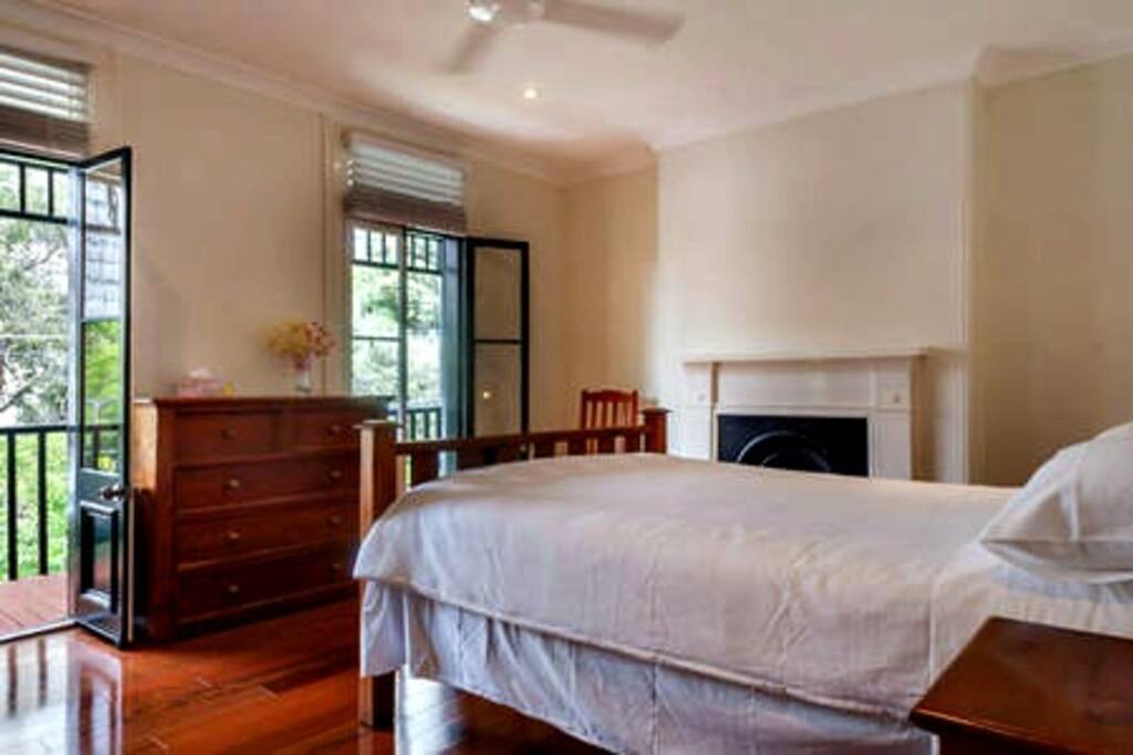 Step out from slumber through a classic glass door