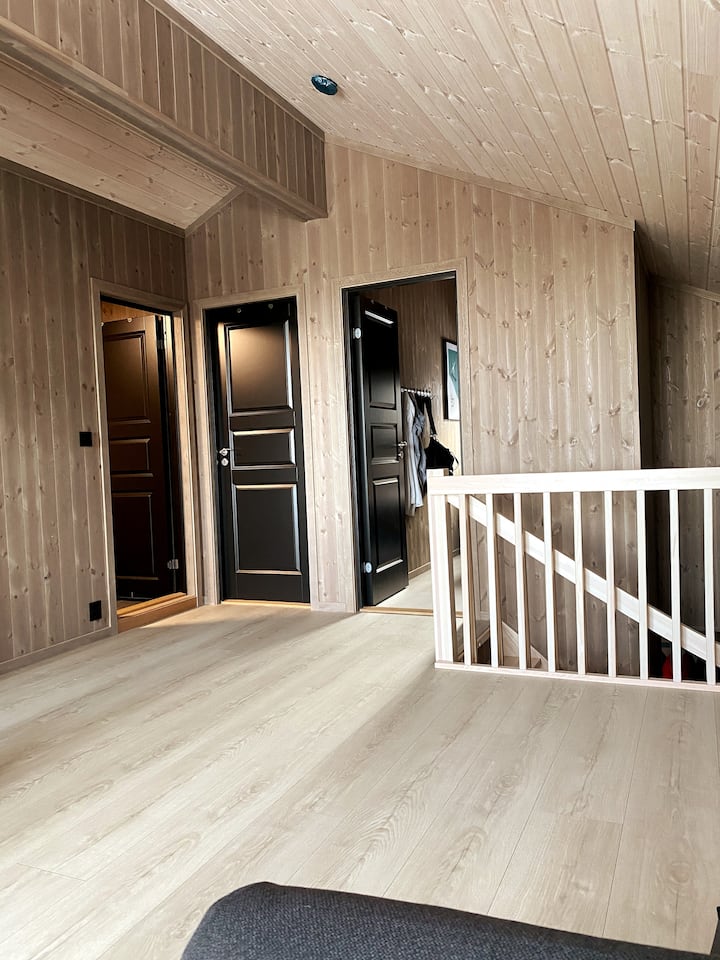 Airy 2 floor set from TV in living room.