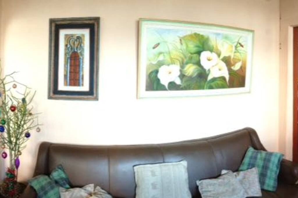 Sala de Estar/Jantar comuns da casa.