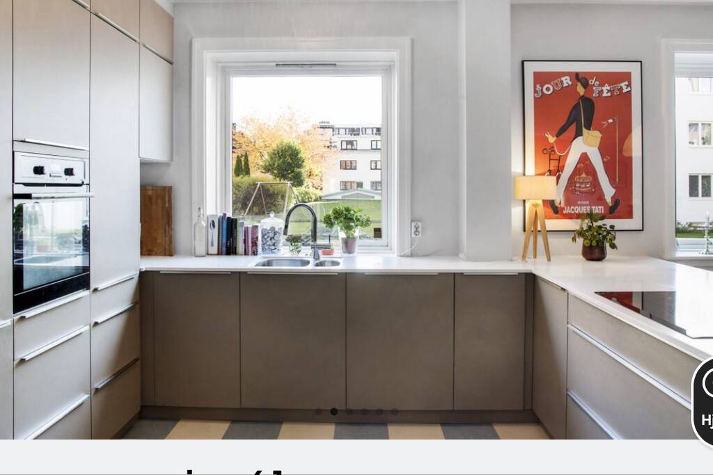 Large kitchen.