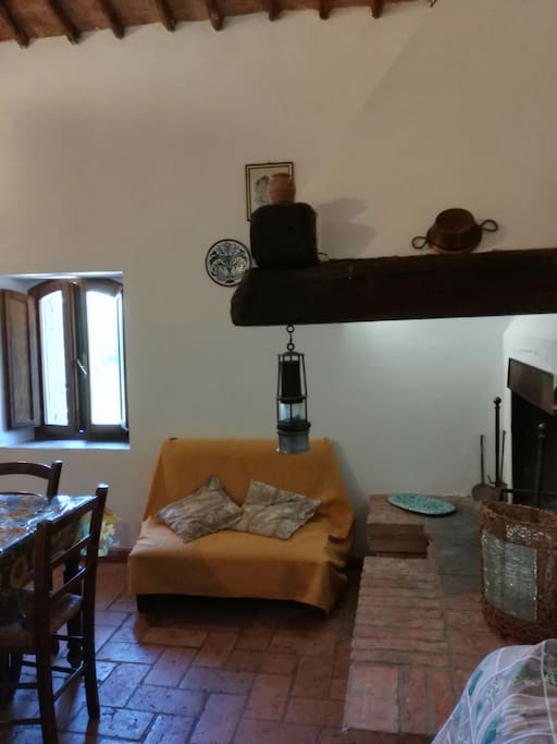 Caminetto cucina