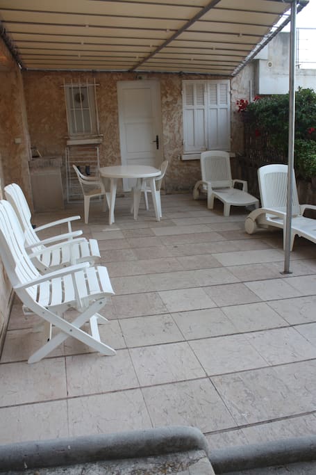 Terrasse ombragée