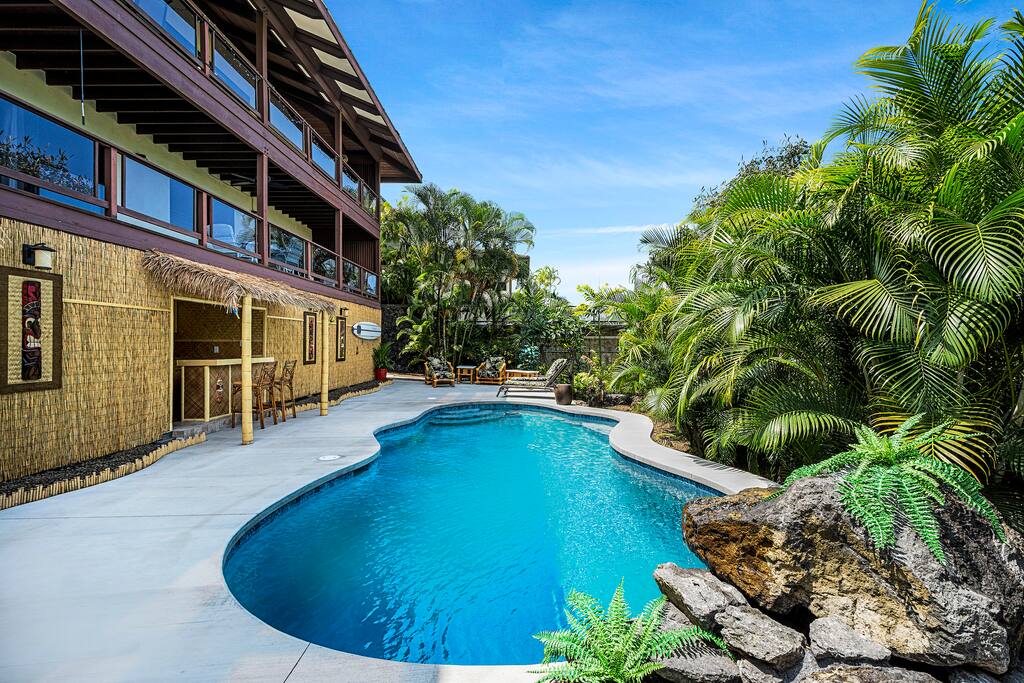 Huge pool/bar area for the most authentic Hawaiian vacation experience.
