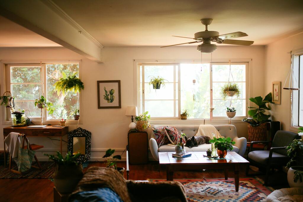 Reading Couch & Desk Area