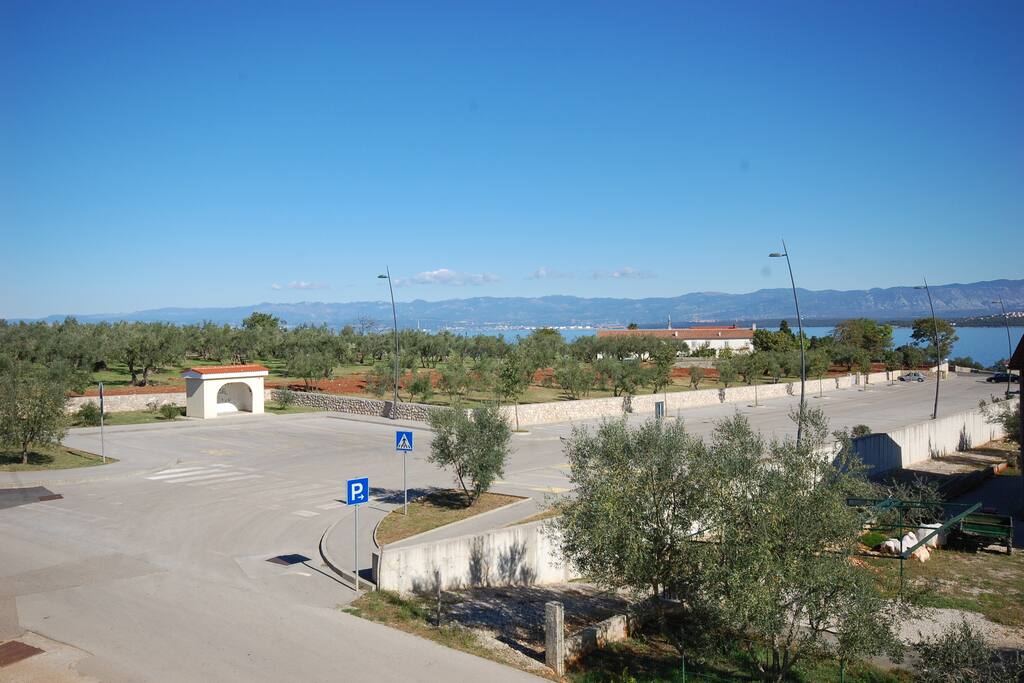 Panoramic view from the balcony
