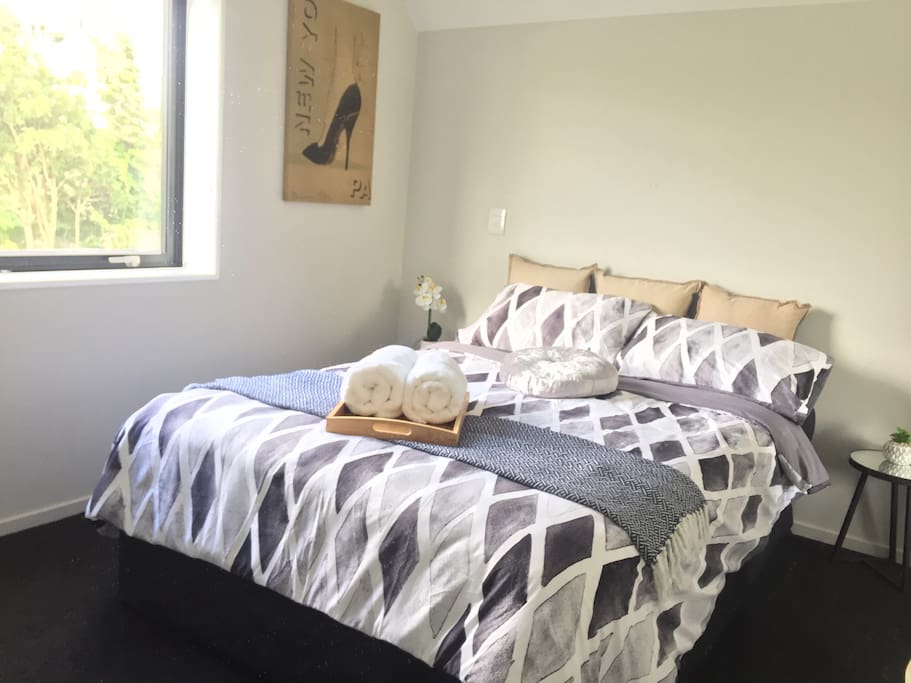 Bed room No.2
Decent bed with Memory form mattress